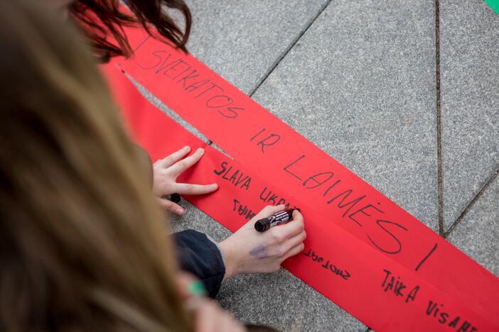 Kultūros ir taikos valanda prie Vytauto Didžiojo paminklo