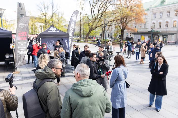 Maitinimo sektoriaus darbuotojų protestas Vilniuje