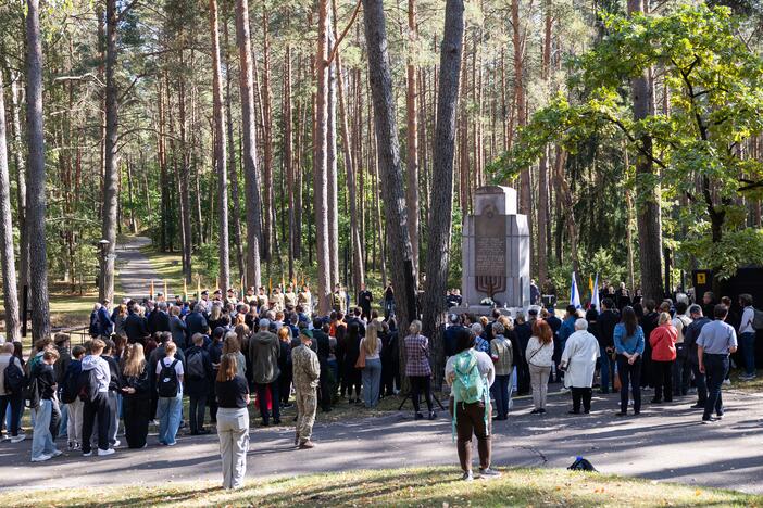 Vilniuje pagerbtas Lietuvos žydų genocido aukų atminimas