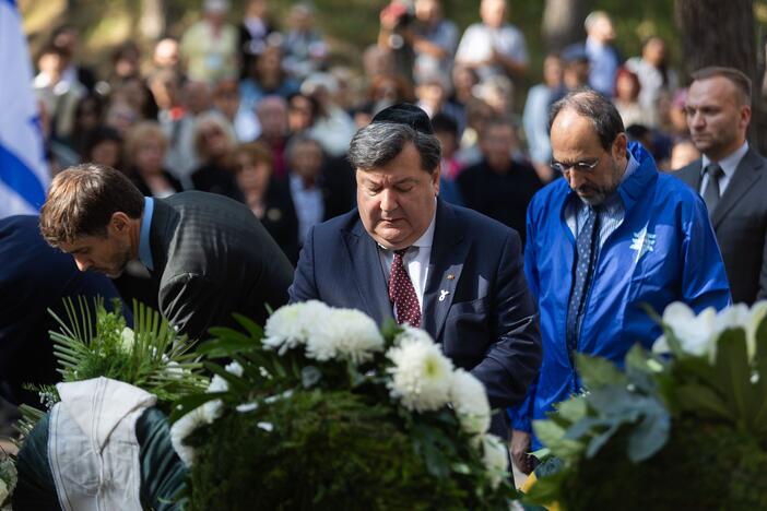 Vilniuje pagerbtas Lietuvos žydų genocido aukų atminimas