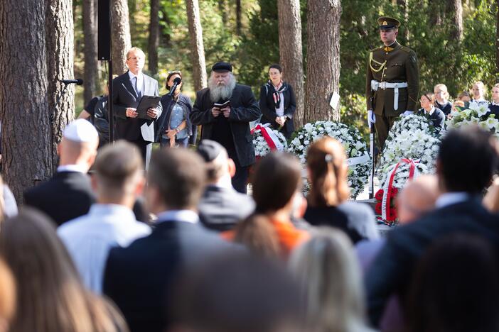 Vilniuje pagerbtas Lietuvos žydų genocido aukų atminimas