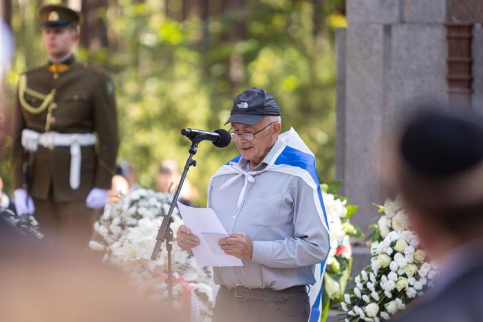 Vilniuje pagerbtas Lietuvos žydų genocido aukų atminimas