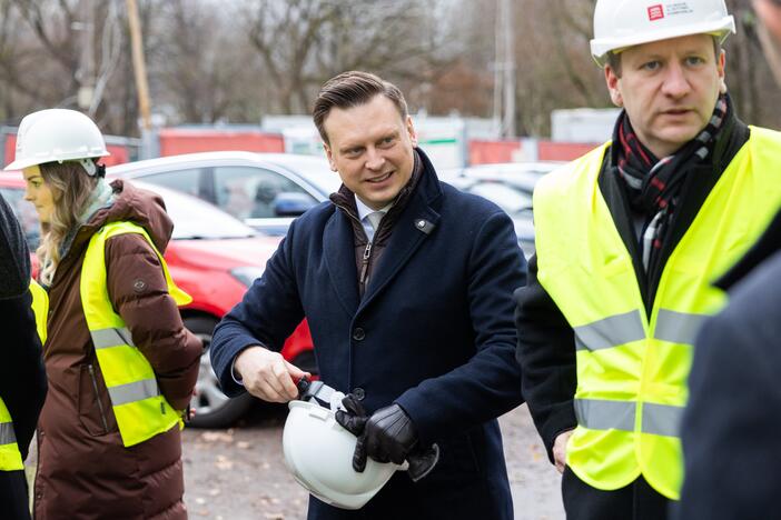 Nacionalinės koncertų salės kapsulės įkasimas