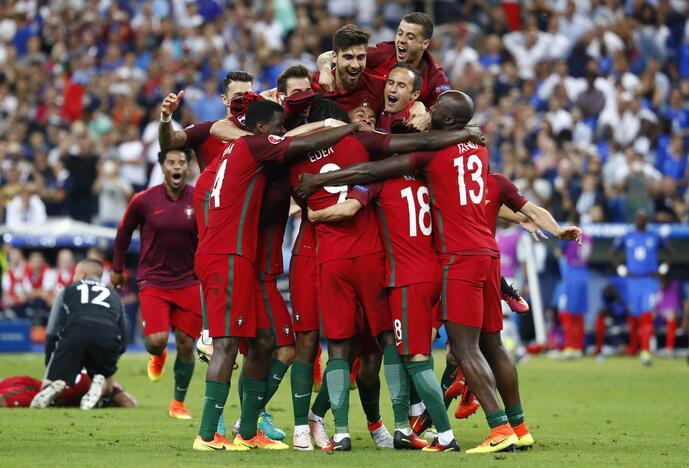 Euro 2016 finalas: Portugalija-Prancūzija 1:0