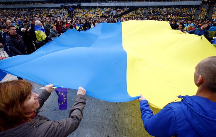 P. Porošenkos ir V. Zelenskio debatai Kijevo stadione