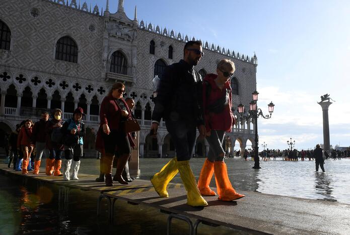 Veneciją užliejo potvynis