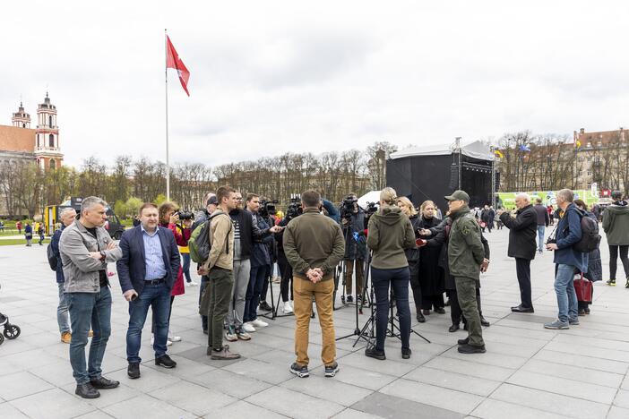 Spaudos konferencija dėl gegužės 9-osios