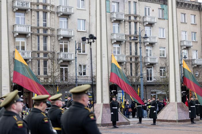 Iškilminga valstybės vėliavos pakėlimo ceremonija