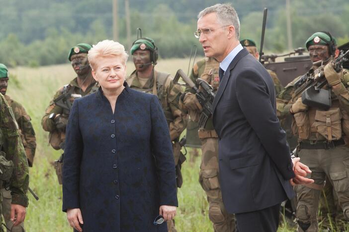 Dalia Grybauskaitė ir Jensas Stoltenbergas