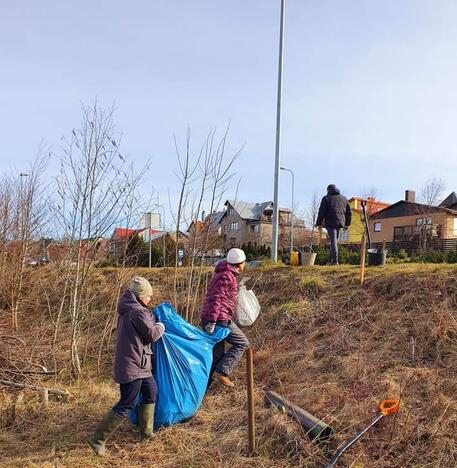 Smagumas: gyventojų talka Paupiuose vyko ir kovą.