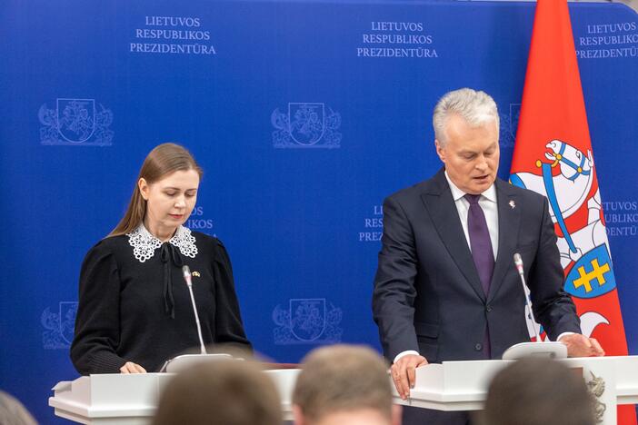 Spaudos konferencija po Valstybės gynimo tarybos posėdžio