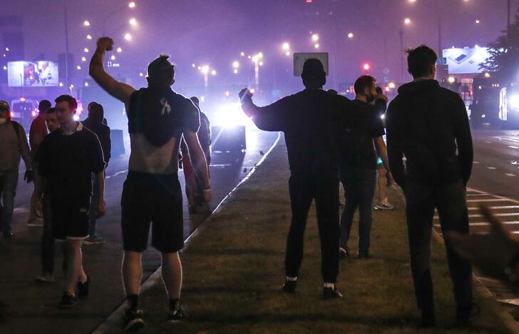 Protestai po rinkimų Baltarusijoje