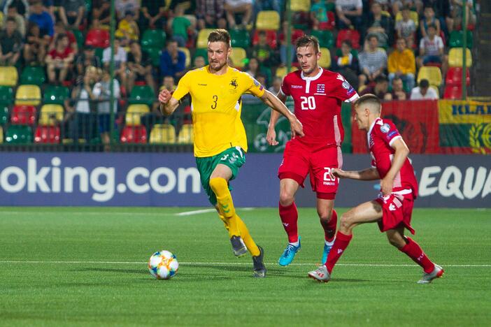 Europos futbolo čempionato atranka: Lietuva – Liuksemburgas 1:1