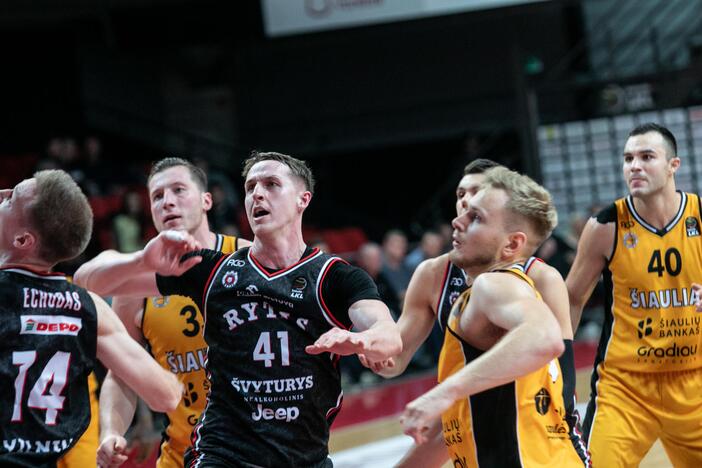 LKL: Vilniaus „Rytas“ – Šiaulių „Šiauliai“ 93:70