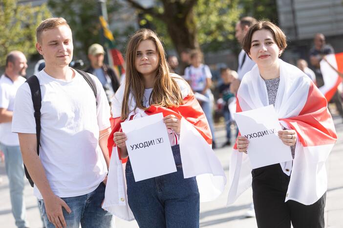  Baltarusijos demokratinės opozicijos palaikymo akcija „Vieni metai po revoliucijos“