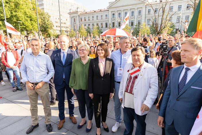  Baltarusijos demokratinės opozicijos palaikymo akcija „Vieni metai po revoliucijos“