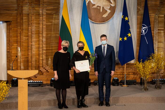 Kultūros ir meno premijų įteikimo ceremonija