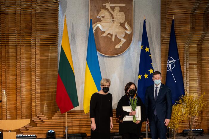 Kultūros ir meno premijų įteikimo ceremonija