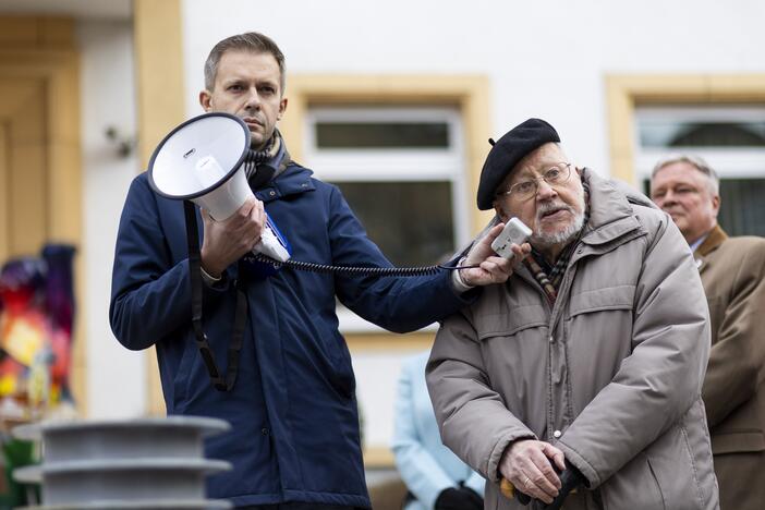 Protestas prie Vokietijos ambasados Vilniuje