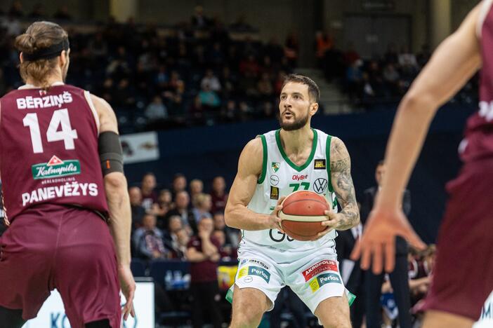 LKL pusfinalis: Panevėžio „Lietkabelis“ – Kauno „Žalgiris“ 79:55