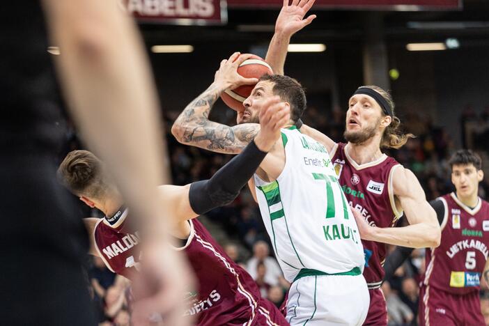 LKL pusfinalis: Panevėžio „Lietkabelis“ – Kauno „Žalgiris“ 79:55