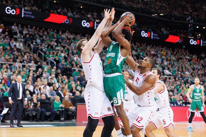 Eurolyga: Kauno „Žalgiris“ – Milano „EA7 Emporio Armani“ 71:62