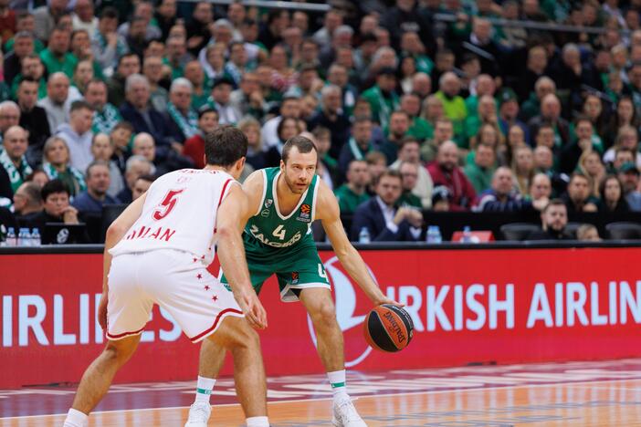 Eurolyga: Kauno „Žalgiris“ – Milano „EA7 Emporio Armani“ 71:62