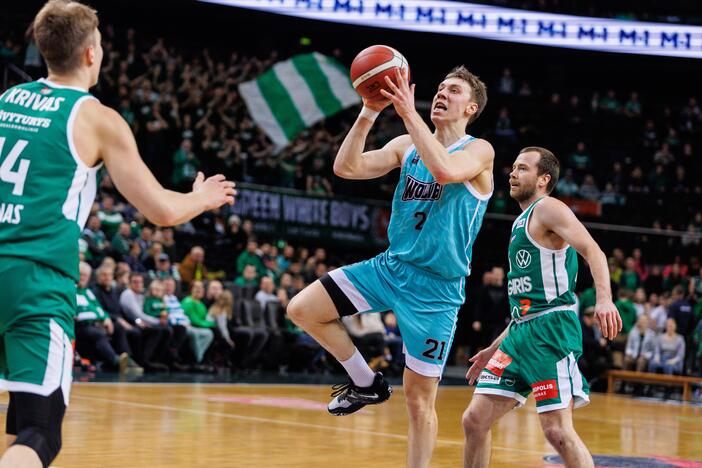 LKL: Kauno „Žalgiris“ –  Alytaus „Wolves“ 90:85