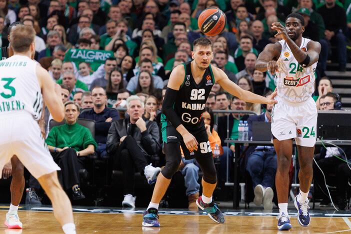 Eurolyga: Kauno „Žalgiris“ – Atėnų „Panathinaikos“ 67:81