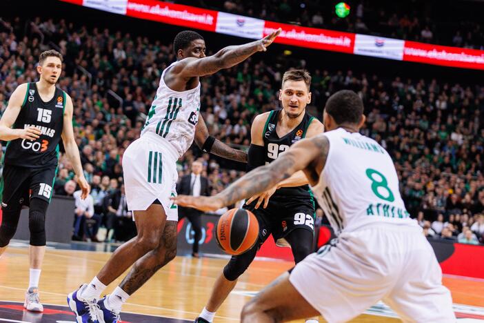 Eurolyga: Kauno „Žalgiris“ – Atėnų „Panathinaikos“ 67:81