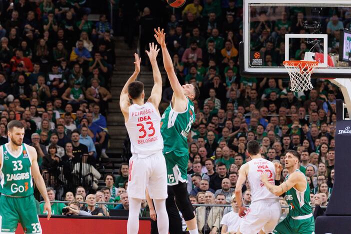 Eurolyga: Kauno „Žalgiris“ – Belgrado  „Crvena zvezda“ 71:66