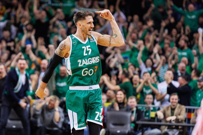 Eurolyga: Kauno „Žalgiris“ – Belgrado  „Crvena zvezda“ 71:66