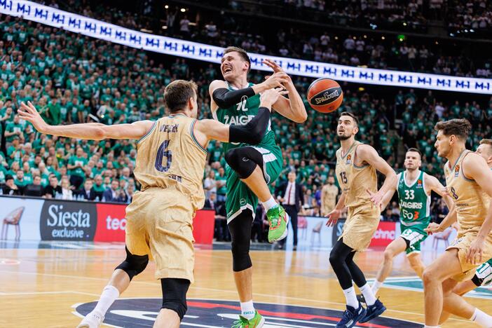 Eurolygos ketvirtfinalis:  „Žalgiris“ – „Barcelona“ 66:77