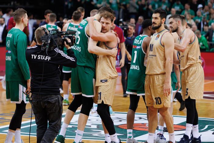 Eurolygos ketvirtfinalis:  „Žalgiris“ – „Barcelona“ 66:77