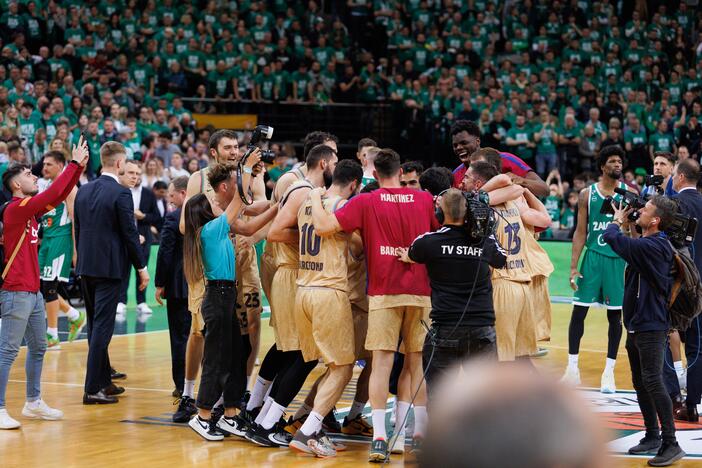 Eurolygos ketvirtfinalis:  „Žalgiris“ – „Barcelona“ 66:77