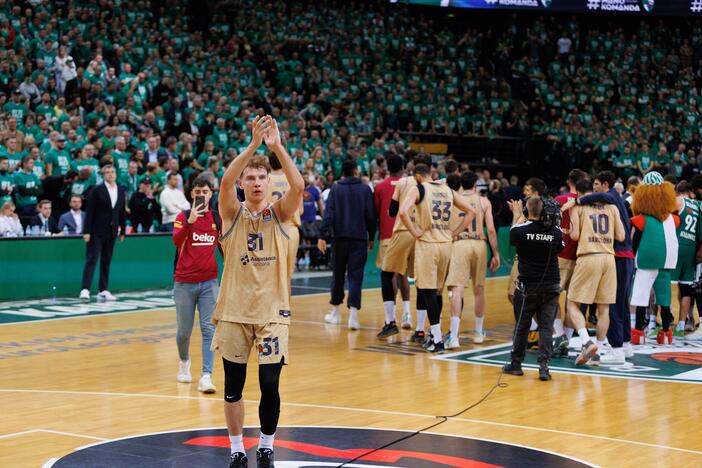 Eurolygos ketvirtfinalis:  „Žalgiris“ – „Barcelona“ 66:77