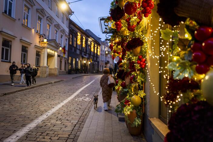 Vilnius pasipuošė šventėms