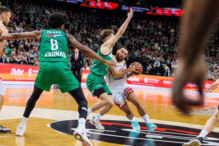 Eurolyga: Kauno „Žalgiris“  –  „Monaco“ 79:83