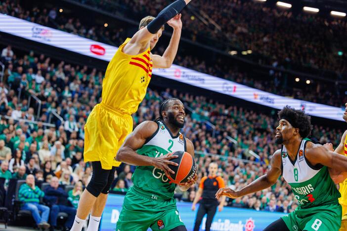 Eurolyga: Kauno „Žalgiris“  –  „Barcelona“ 80:85