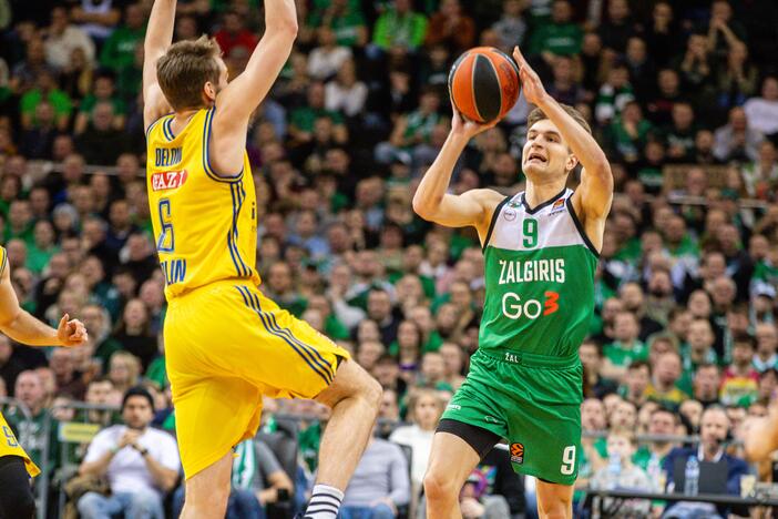 Eurolyga: Kauno „Žalgiris“ – Berlyno ALBA 77:71