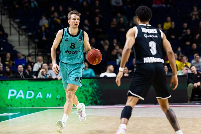 Europos taurė: Vilniaus „Wolves“ – Hamburgo „Towers“ 94:84