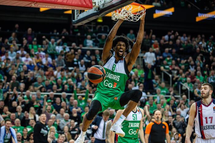 Eurolyga: Kauno „Žalgiris“ – Vitorijos „Baskonia“ 94:76