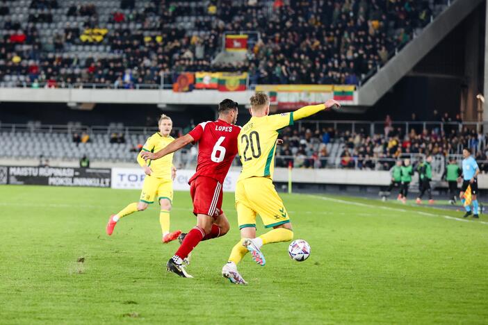 UEFA Tautų lygos rungtynės: Lietuva – Gibraltaras 1:0