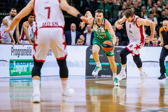 Eurolyga: Kauno „Žalgiris“ – Milano „EA7 Emporio Armani“ 87:73