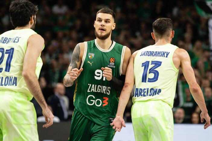 Eurolyga: Kauno „Žalgiris“ – „Barcelona“ 74:67