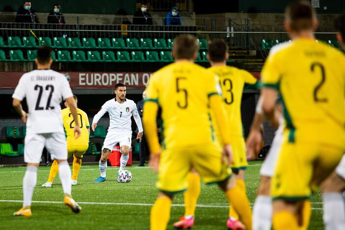 Pasaulio futbolo čempionato atranka: Lietuva - Italija 0:2