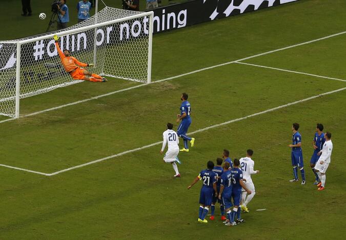 Pasaulio futbolo čempionatas: Italija - Anglija