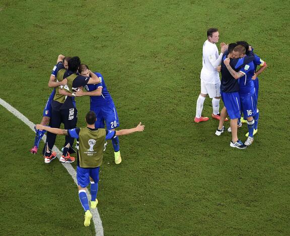 Pasaulio futbolo čempionatas: Italija - Anglija