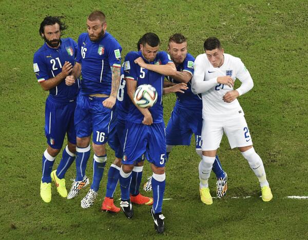 Pasaulio futbolo čempionatas: Italija - Anglija