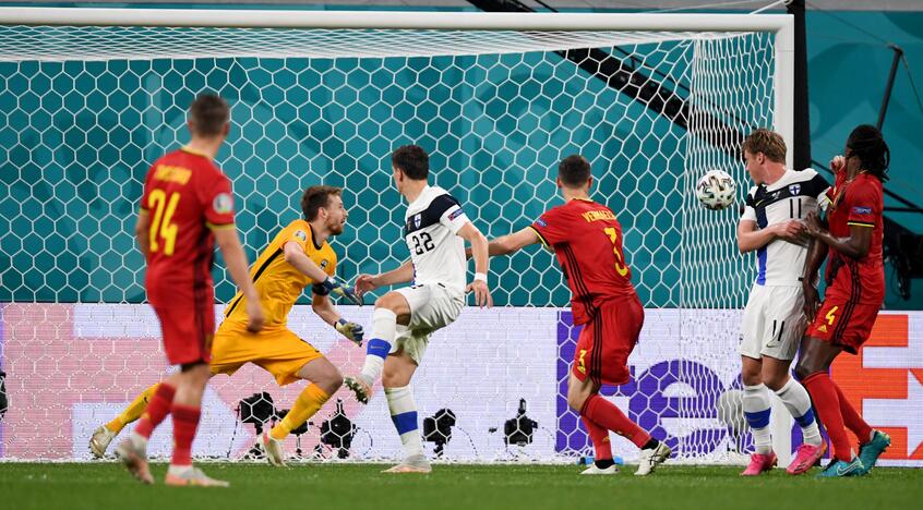 Europos futbolo čempionatas: Suomija–Belgija 0:2